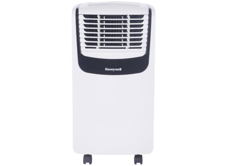Honeywell 8，000 BTU ASHRAE (4，000 BTU DOE) White/Black Portable Air Conditioner， Dehumidifier and Fan