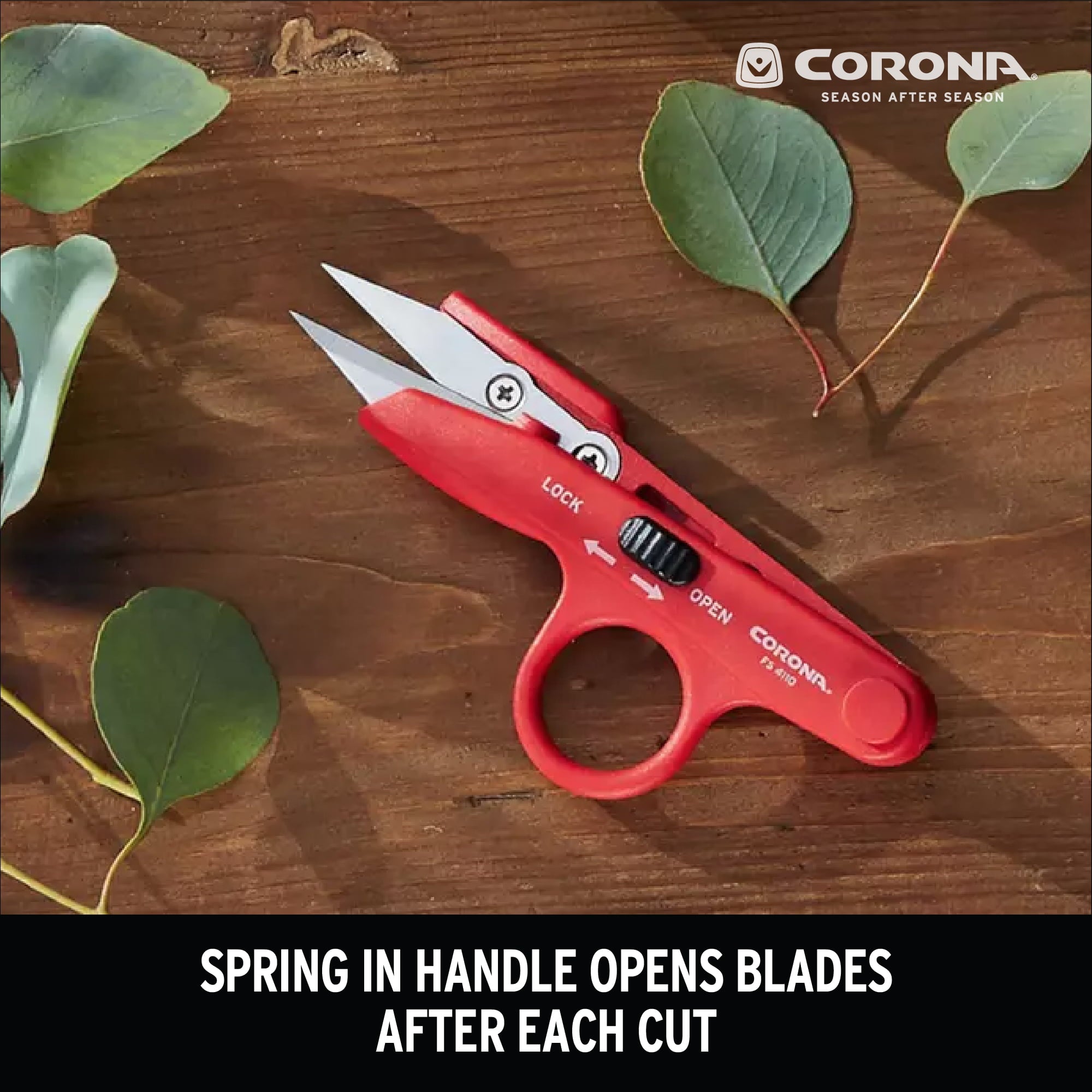 Corona FS4110 Red Micro Finger Snips, 1.4 in.