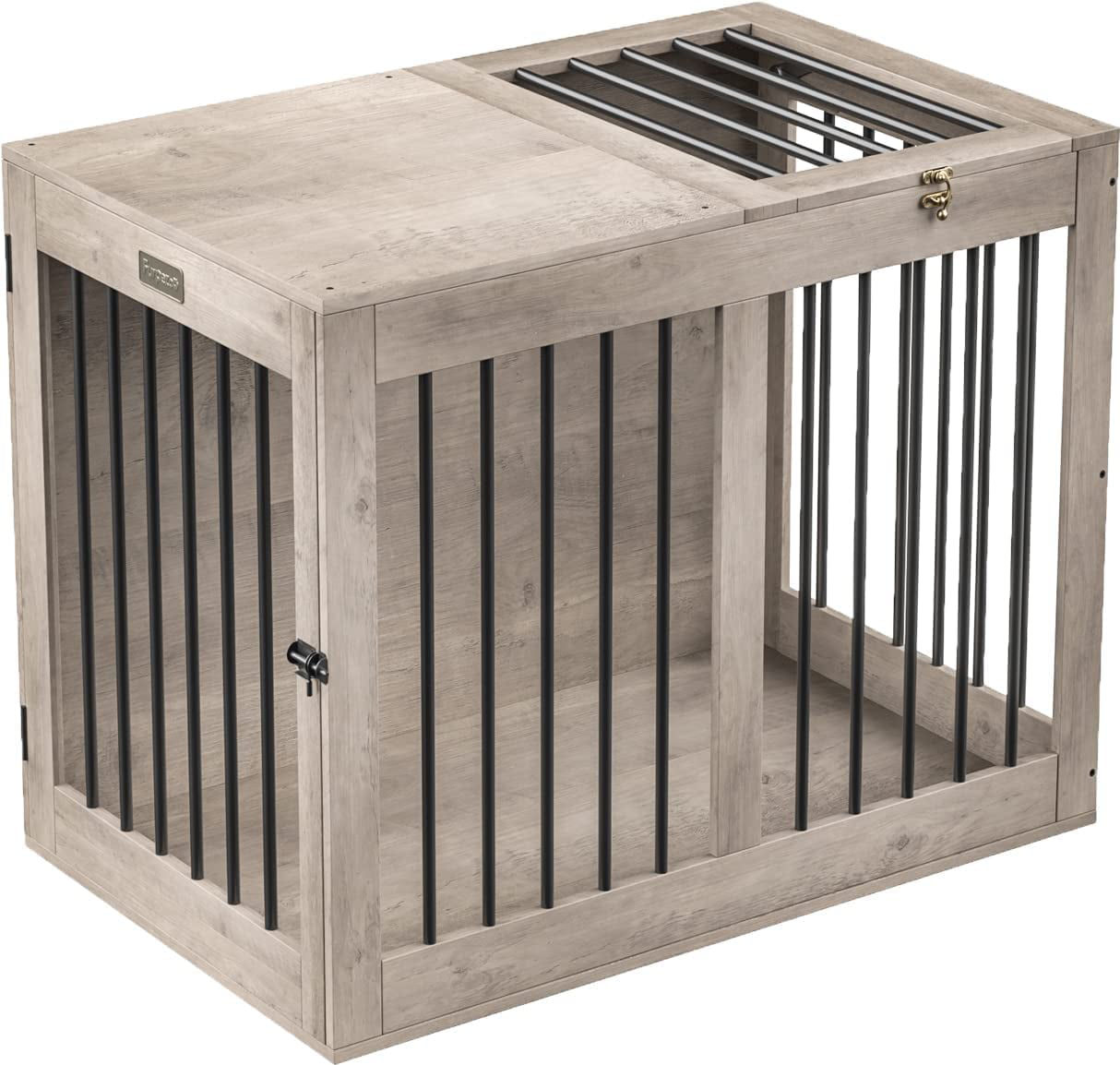 Gray Medium Dog Crate， 32