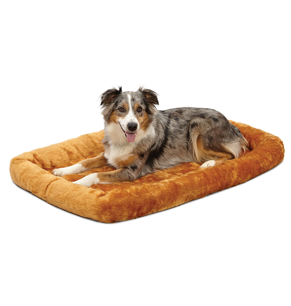 MidWest QuietTime Pet Bed and Dog Crate Mat， Cinnamon， 42