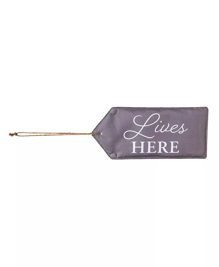 Evergreen Lives Here Door Tag