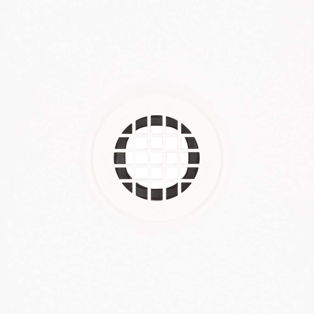 Swan 36 in x 36 in Solid Surface Single Threshold Shower Pan in White