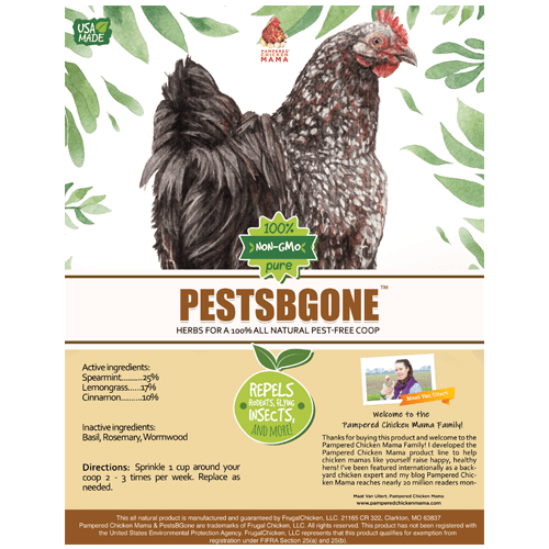 MitesBGone and PestsBGone Coop Herbs Bundle - Pampered Chicken Mama