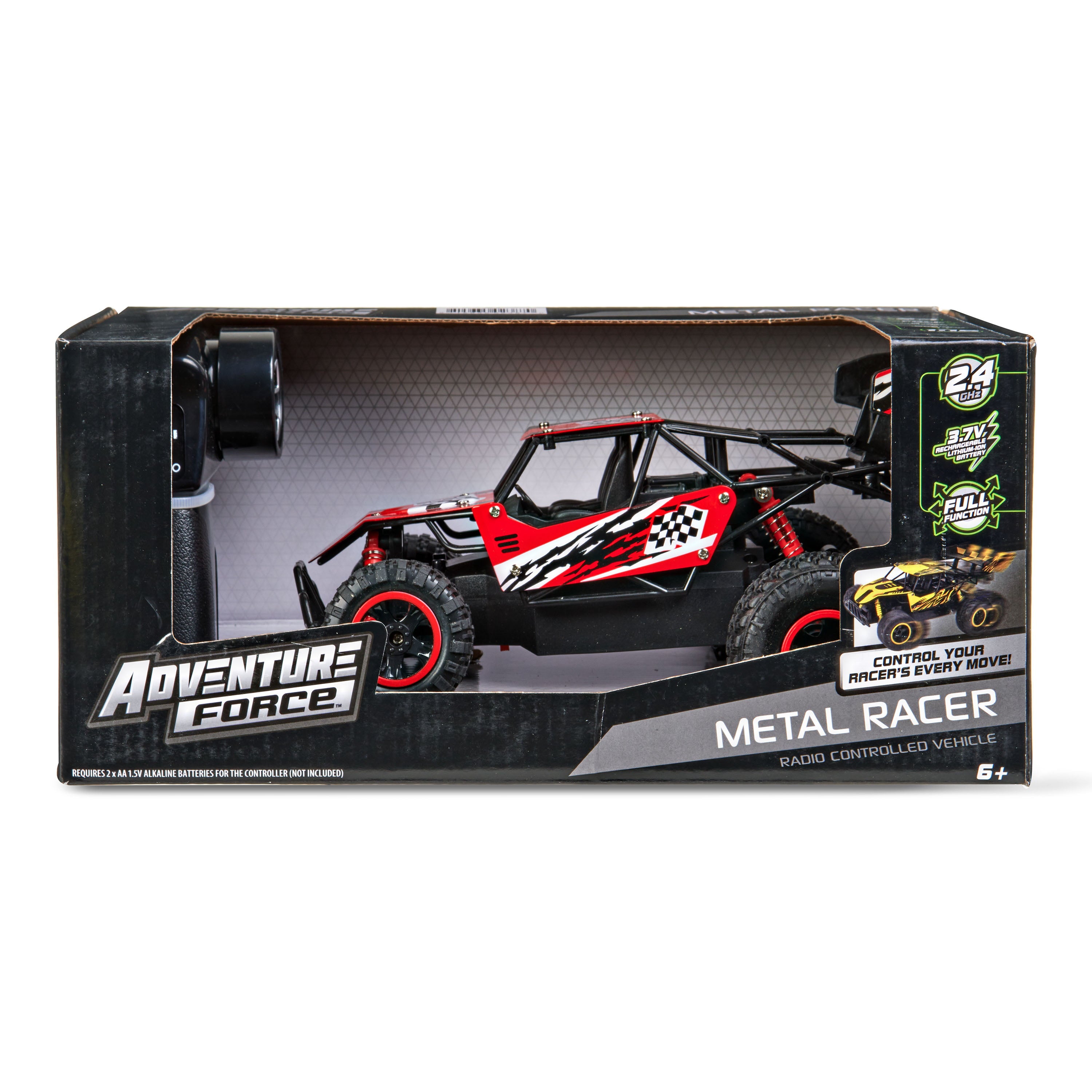 Adventure Force Metal Racer Radio Controlled Vehicle， Red
