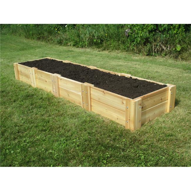 Infinite Cedar RB2x8x11 Cedar Raised Garden Bed, 2 ft. x 8 ft. x 11 in.