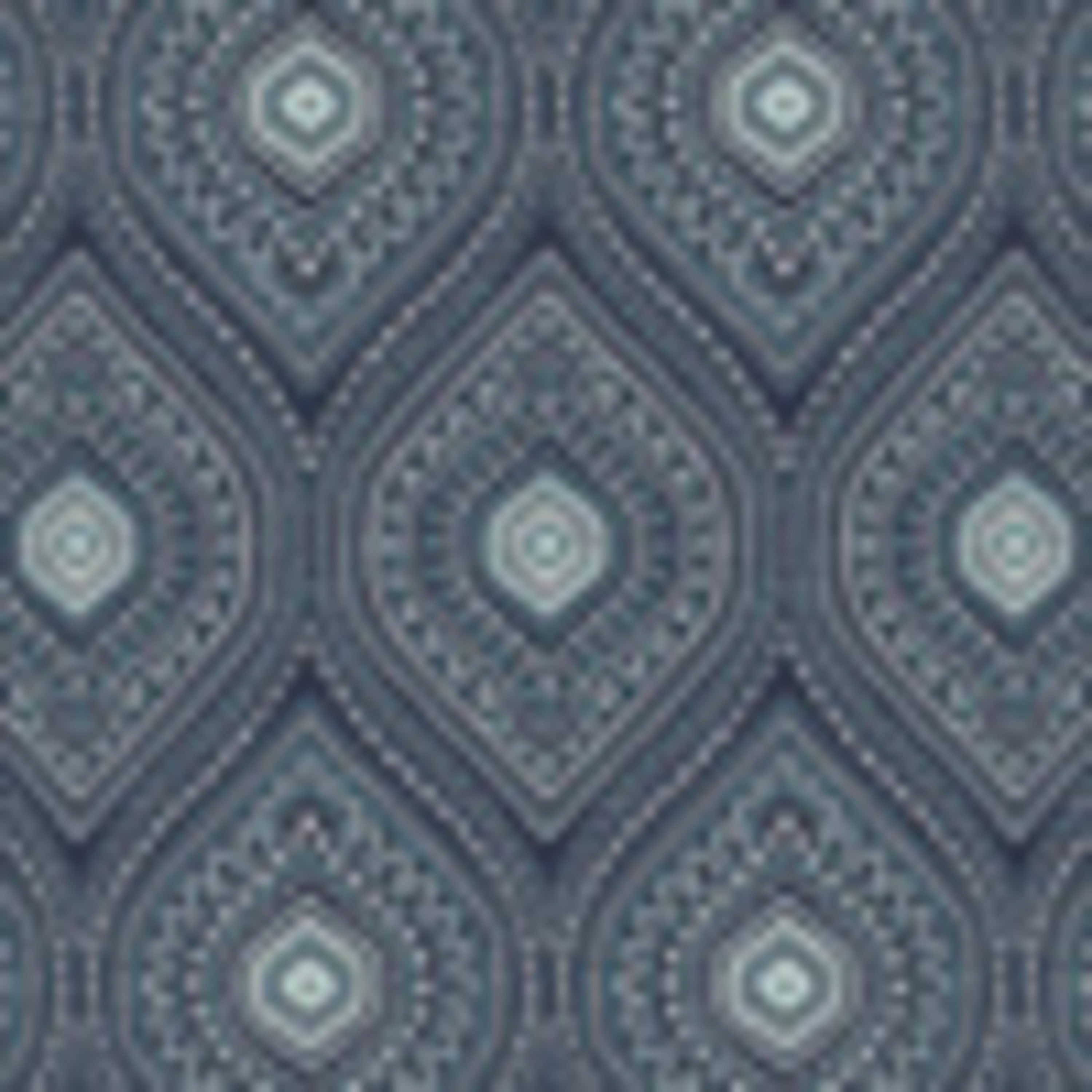 Better Homes & Gardens 20" x 20" Blue Medallion Polyester Outdoor Throw Pillow (1 Piece)