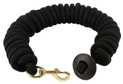35-1915-BK Horse Lunge Line， Black， 3/4 In. x 25 Ft. - Quantity 1
