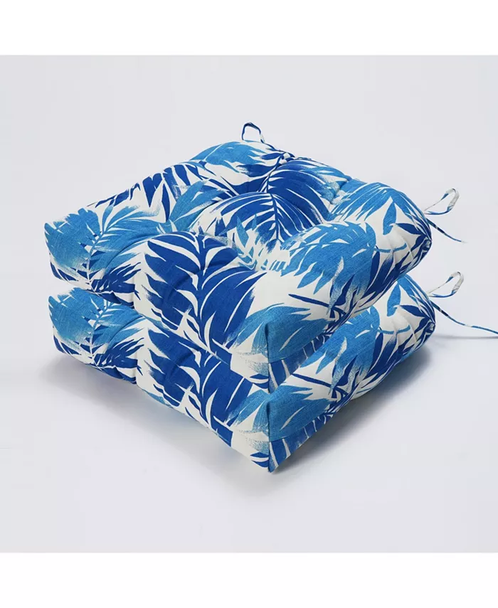 Simplie Fun BLACK FRIDAY Outdoor Chair Cushions Thickened Seat Cushions with Ties， Patio Chair Pads for Patio Furniture Garden Home Office Decoration