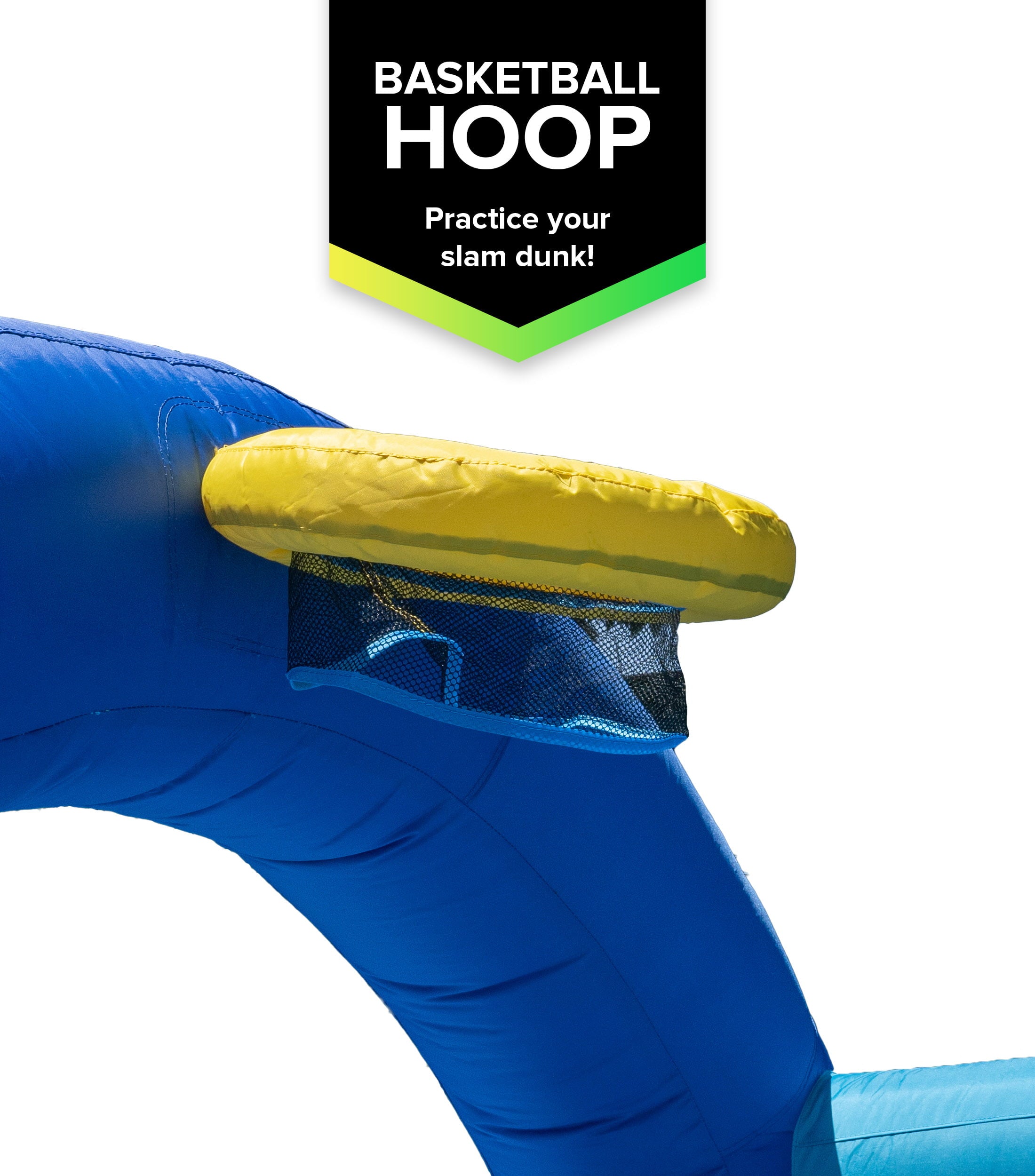 Inflatable Bounce House with Kid’s Whack-A-Play and Basketball Hoop - Blower Included
