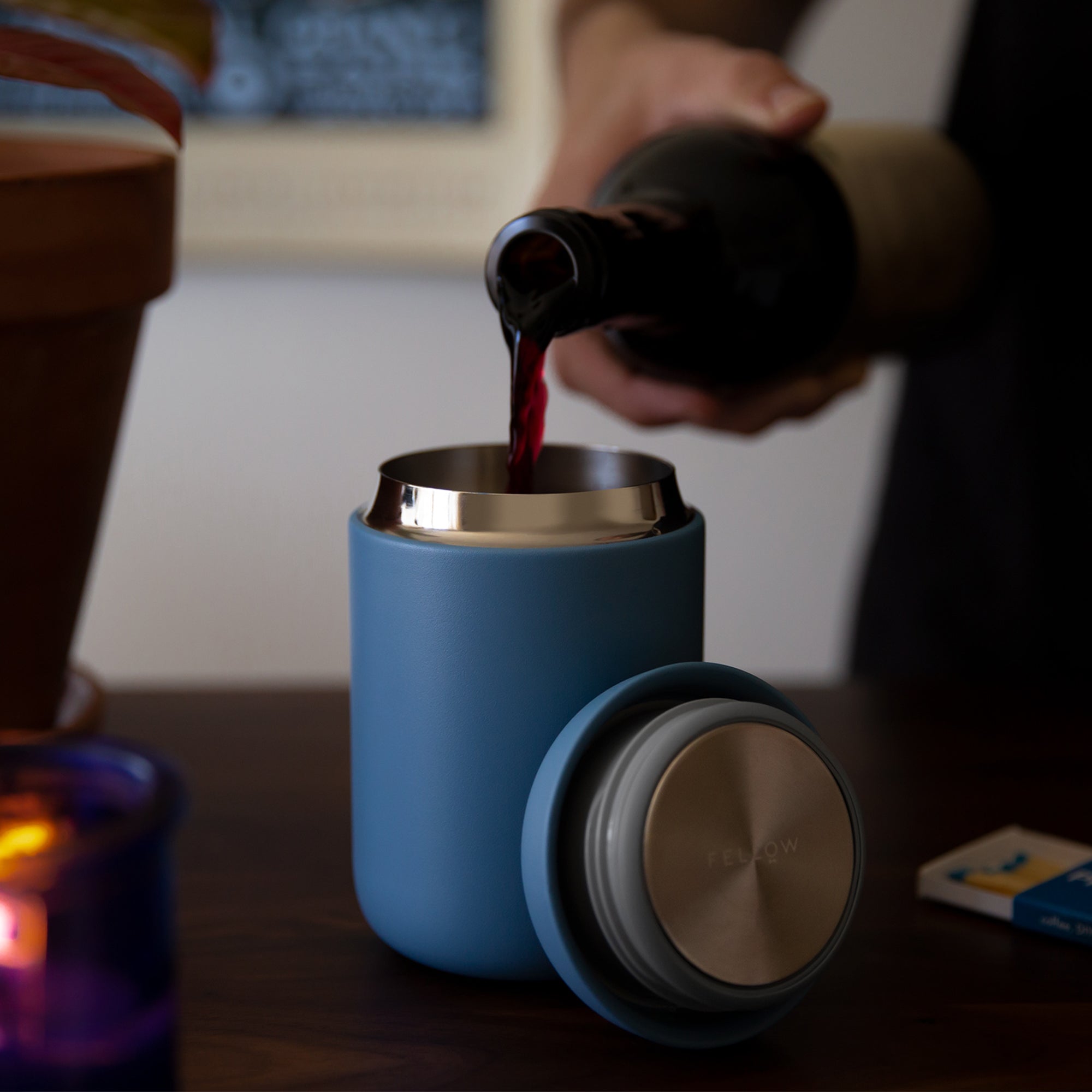 Ceramic Wide Rim Mug 12 Ounce Ergonomic Handle