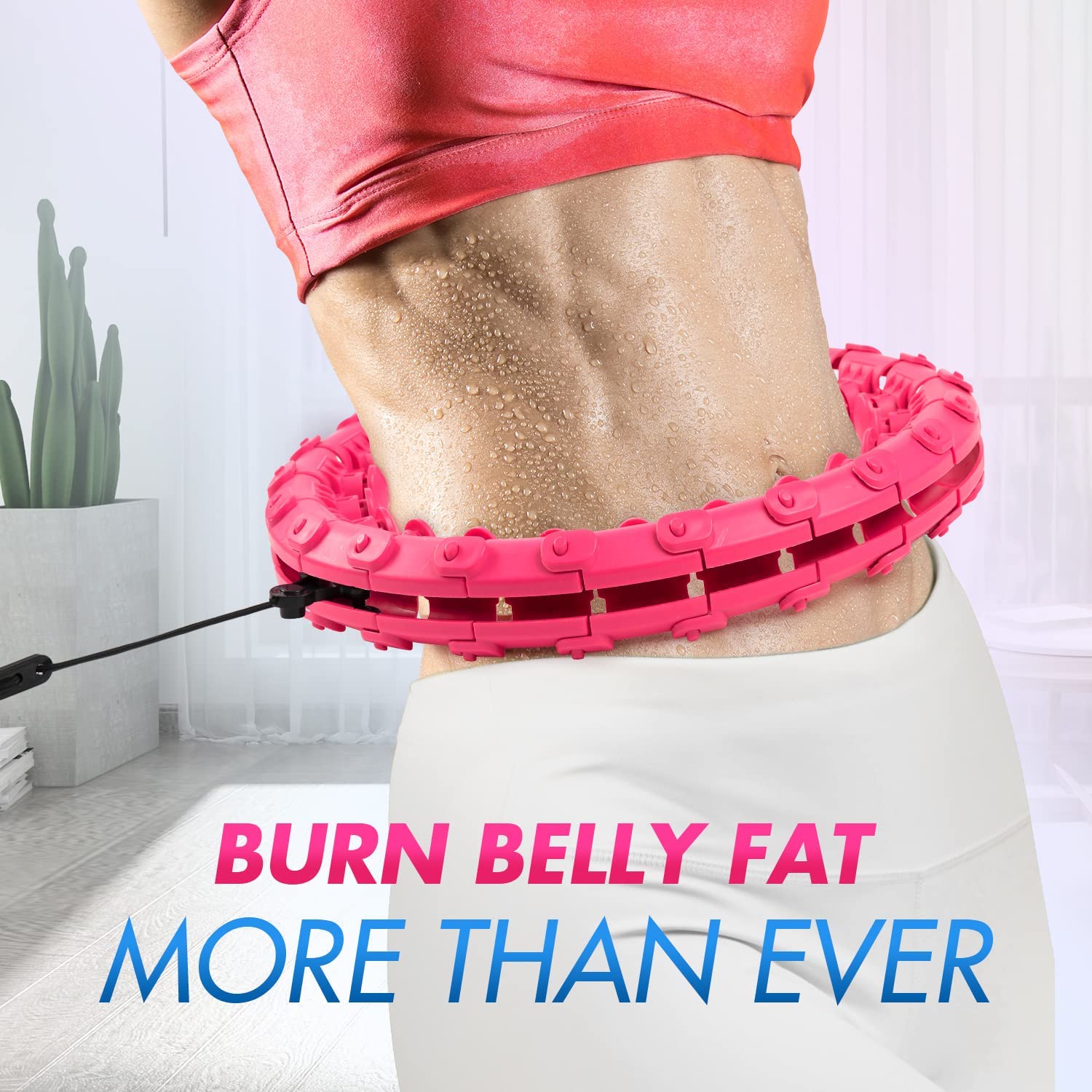 Yes4All Hula Smart Hoops， Pink