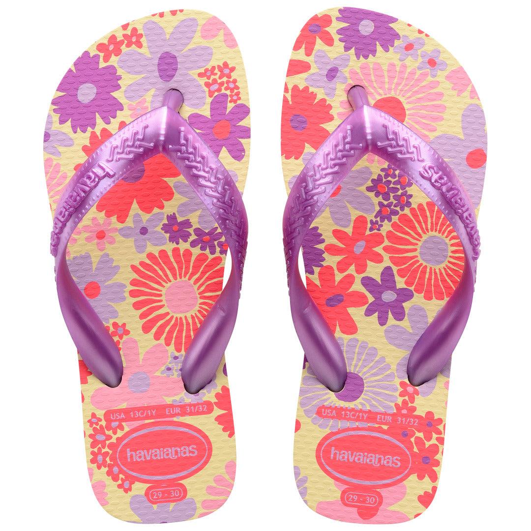 Chinelo Havaianas Infantil Flores