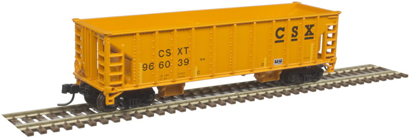 Atlas N Scale 41' Ballast Hopper CSX Transportation (Orange/Black) #966063