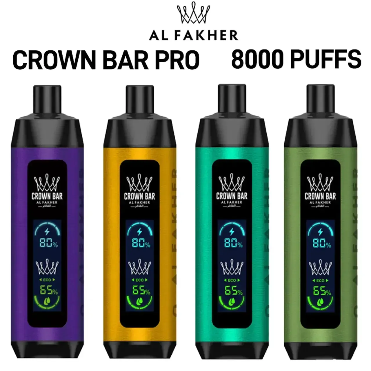 Al Fakher - Crown Bar Pro (8000 Puffs Disposable)