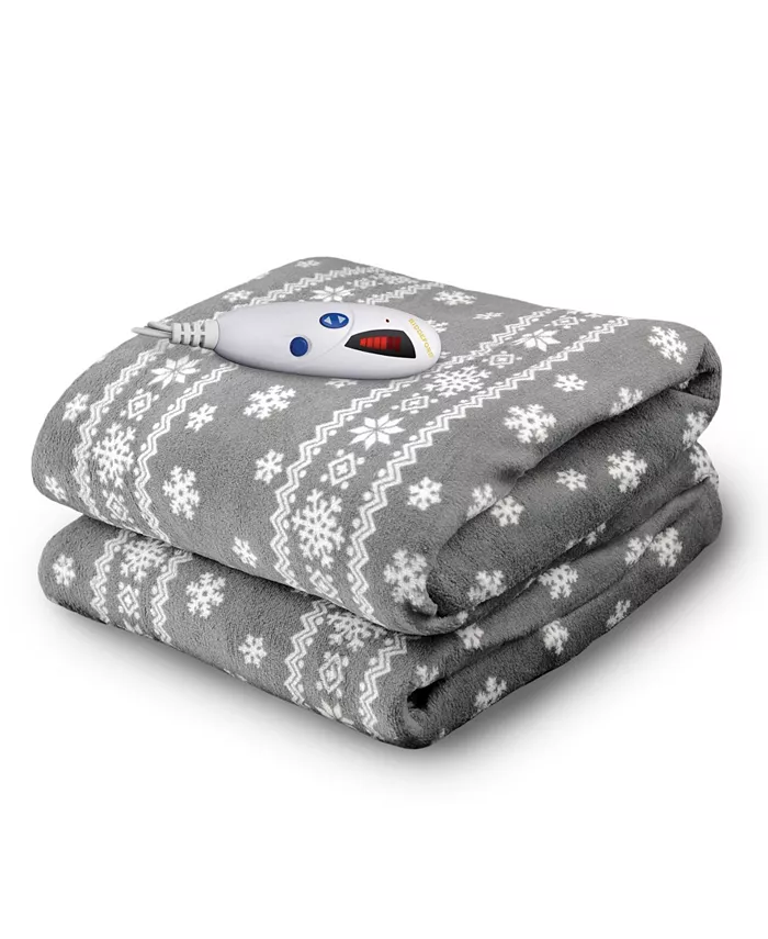 Biddeford Microplush Electric Throw with Digital Controller