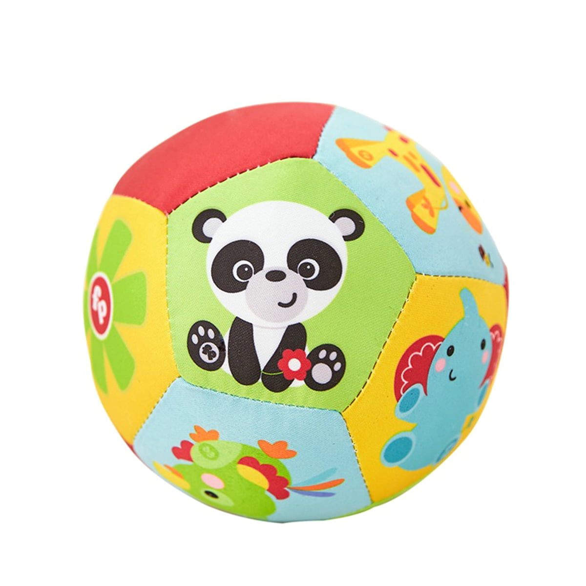 Baby Balls Cute Animal Print Small Colorful Soft Ball Early Learning Toy for Newborn Infant Toddlers