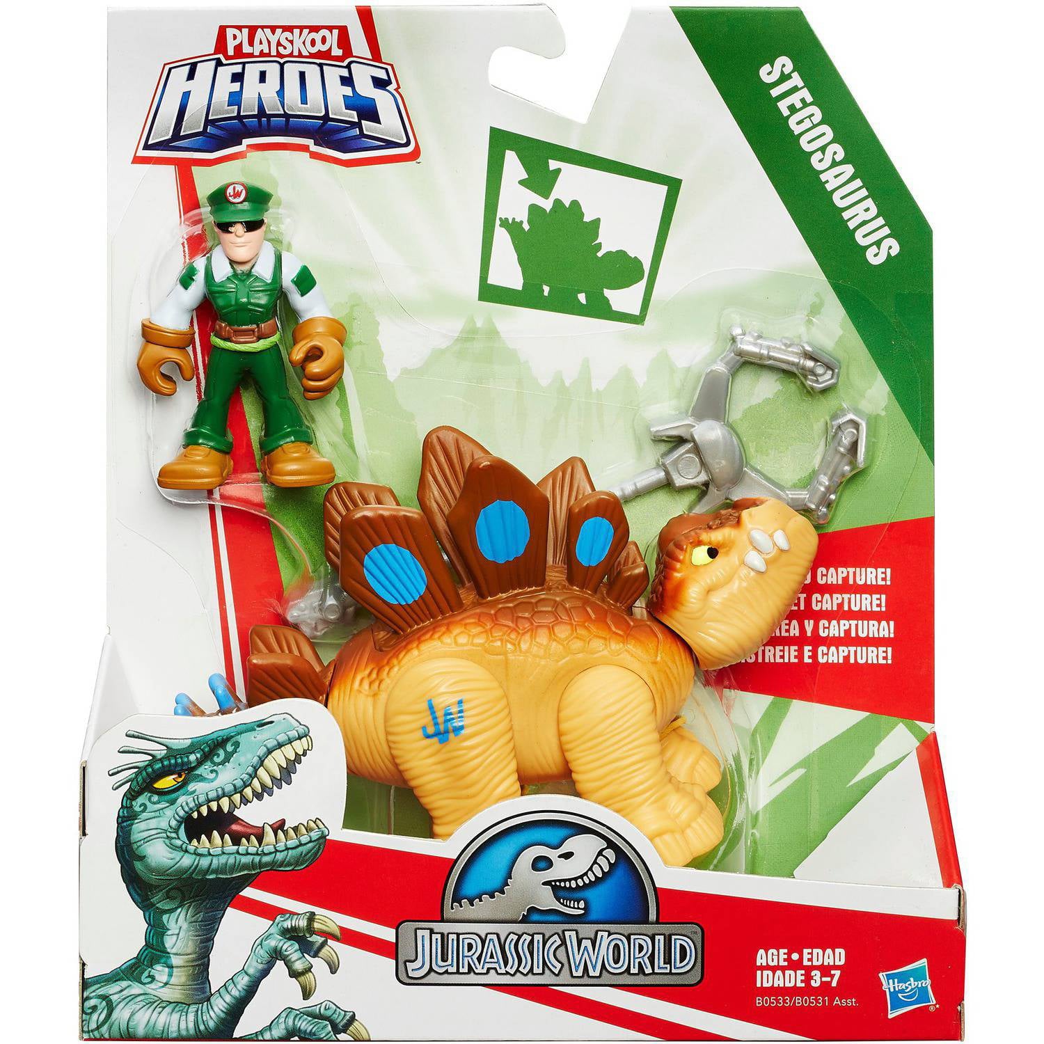 Playskool Heroes Jurassic World Tracker Stegosaurus Figure