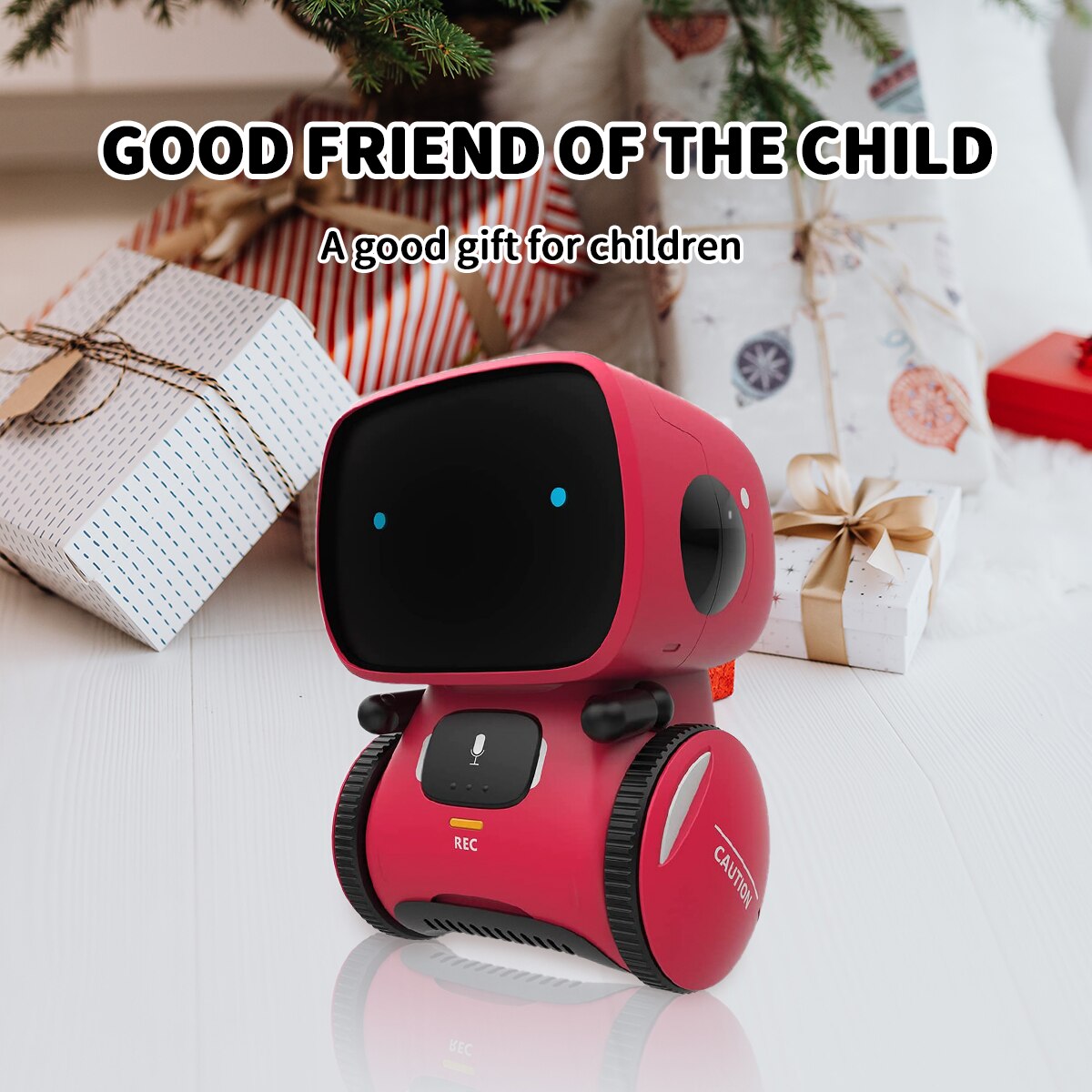 Smart Robot Friend for Kids， Touch Voice Controlled Robot that Walks Talk， AI Robot Toys for 4 5 6 7 8 9 10 Year Old Boys Girls