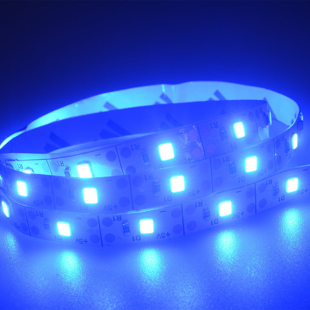 5V 2835 60SMD/100CM White/Warm white/Blue LED Strip Light Bar TV Back Lighting Led lights for bedroom outdoor floor lamp pendant DIY Wedding Party Bedroom Terrace(Multicolor)