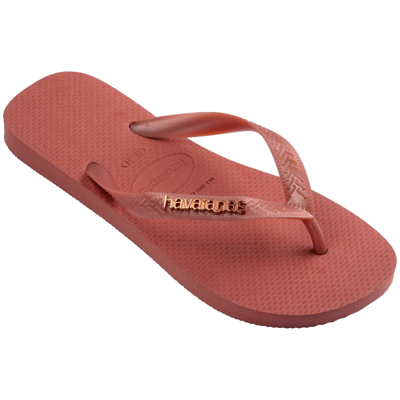 Chinelo Havaianas Top Logo Metálico