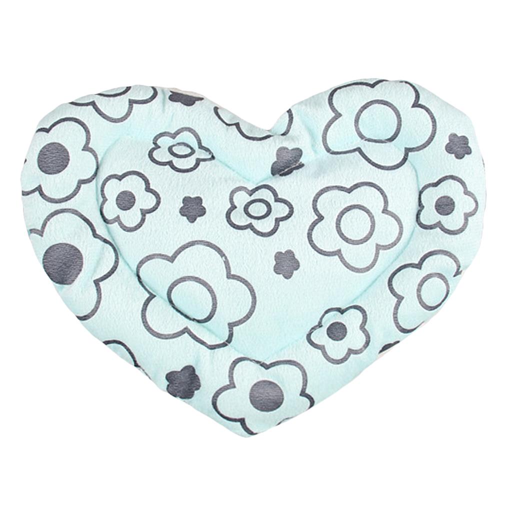 2x Reversible Cloth Pet Dog Hamster Crate Kennel Pad Heart Shape