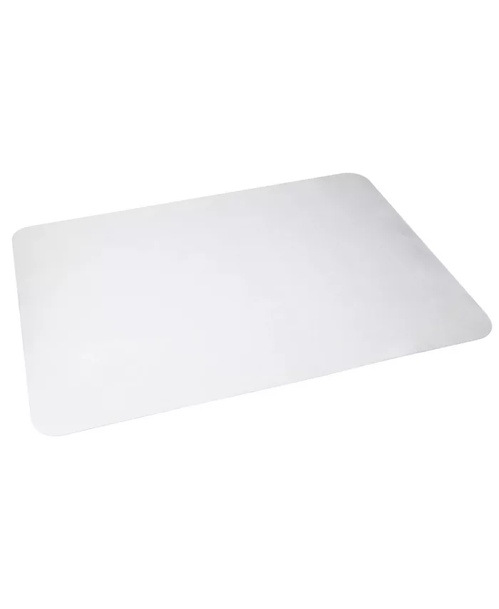 Mind Reader Floor Protection Mat， Office Pad for Rolling Chairs， Rectangular Shape， Designed for Hard Surfaces Only