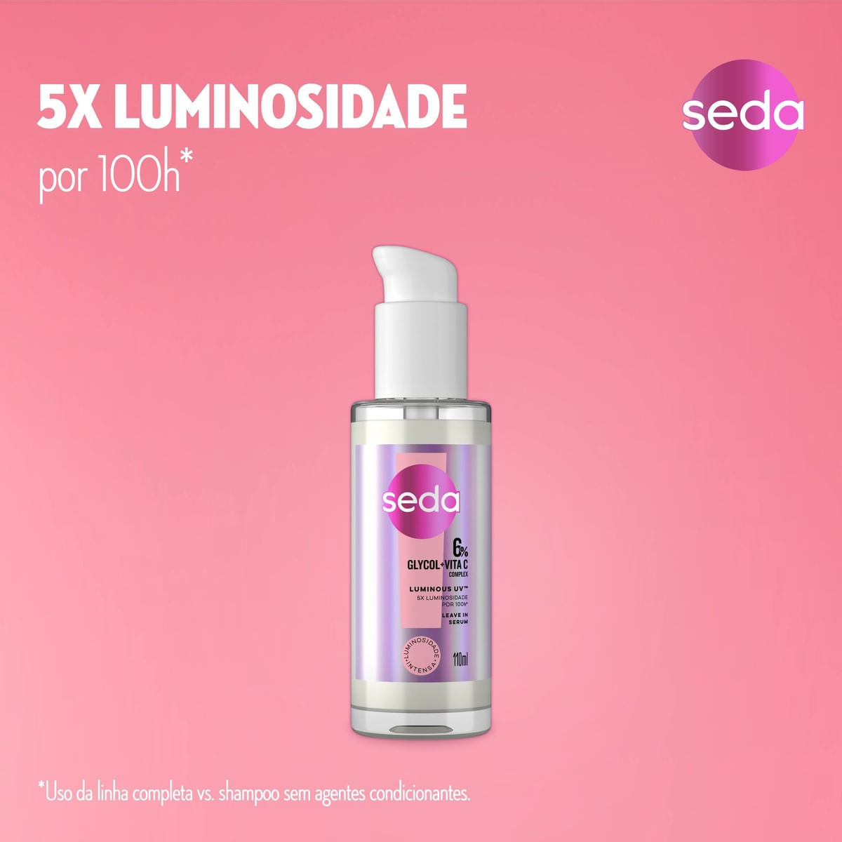 Leave-In Serum Seda Luminous UV 110ml Pump