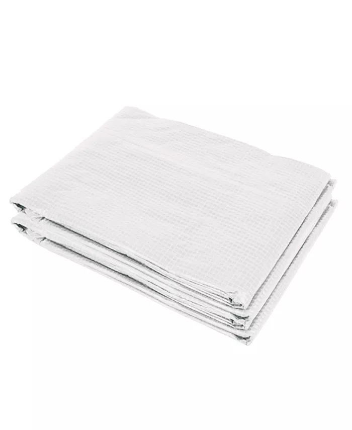 Outsunny 11.4' x 9.8' x 6.6' Tunnel Greenhouse Replacement Cover， Door，  White