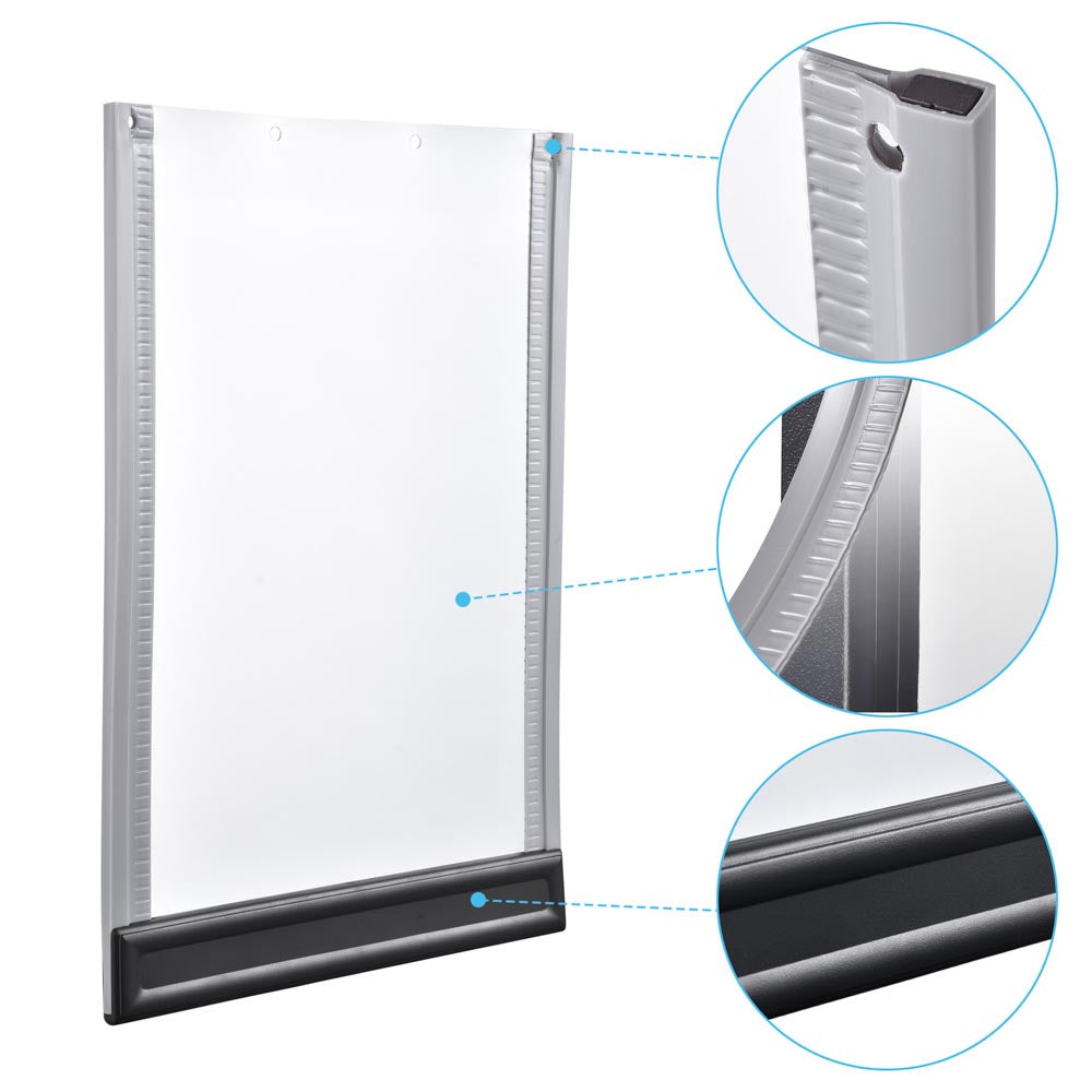 Yescom Dog Door Replacement Flaps 2ct/Pack 12.8x17.3 in.