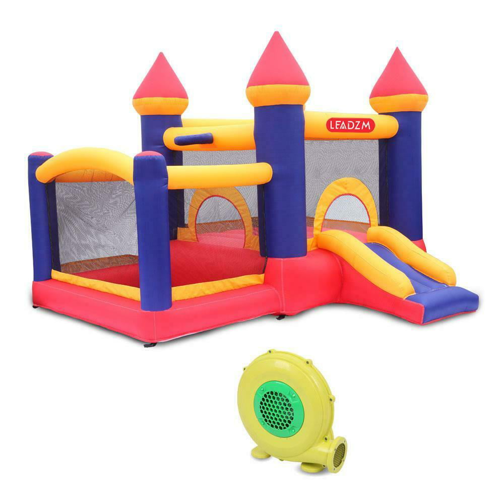 Inflatable Bounce House Slide Moonwalk Bouncy Castle with Air Blower