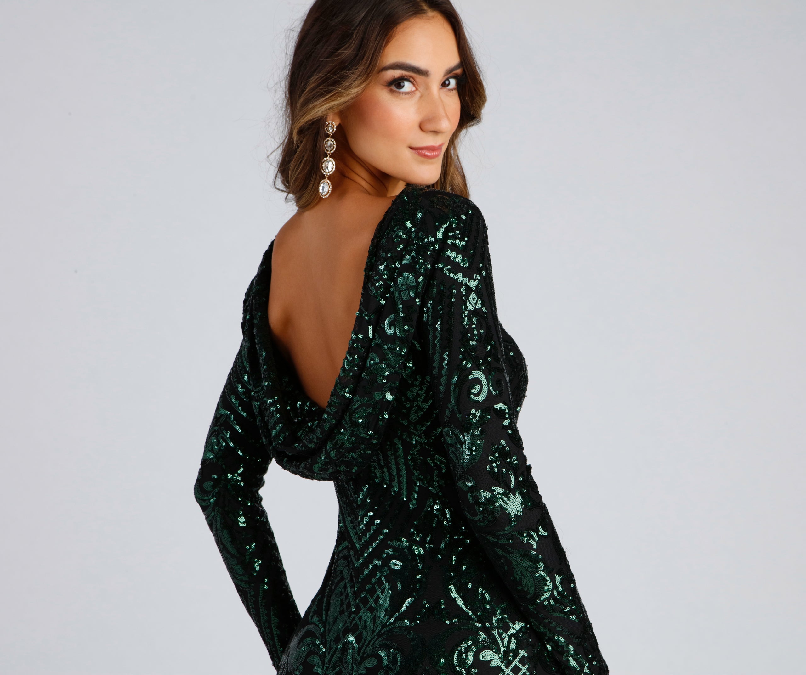 Rory Formal Sequin Mini Dress