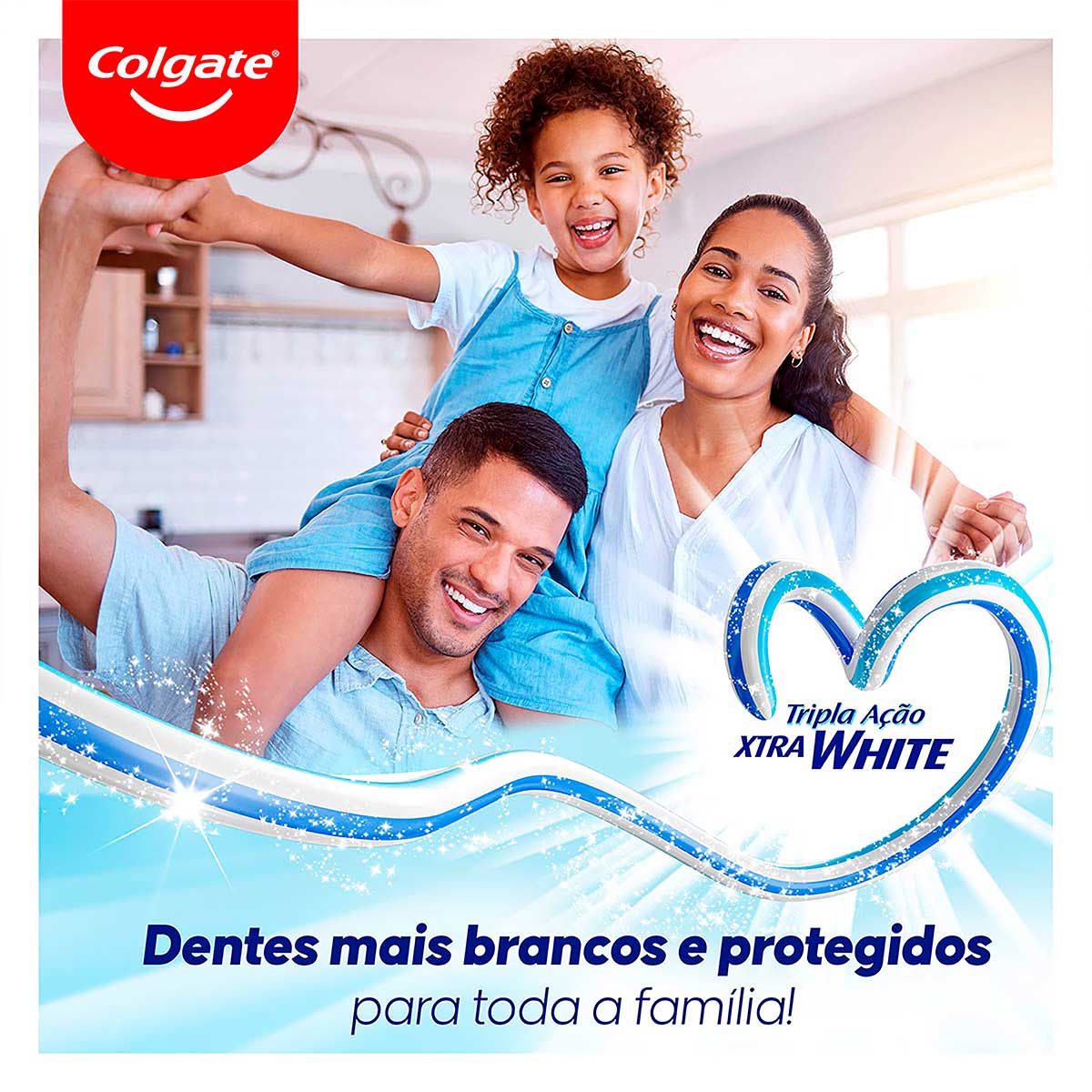 Kit Creme Dental Xtra White Colgate Tripla Acao Caixa 3 Unidades 70g Cada Leve Mais Pague Menos