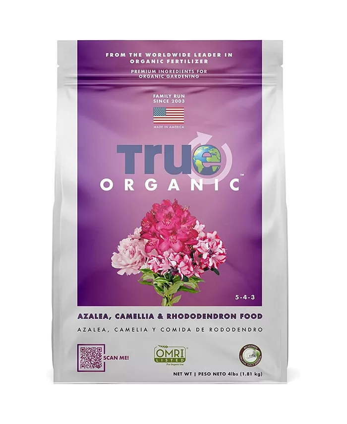 TRUE Organic Granular Azalea， Camellia， Rhododendron Plant Food， 4lb
