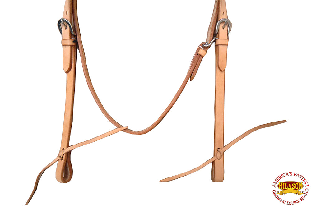 70ZB Hilason Western American Leather Horse Bridle Headstall Tan