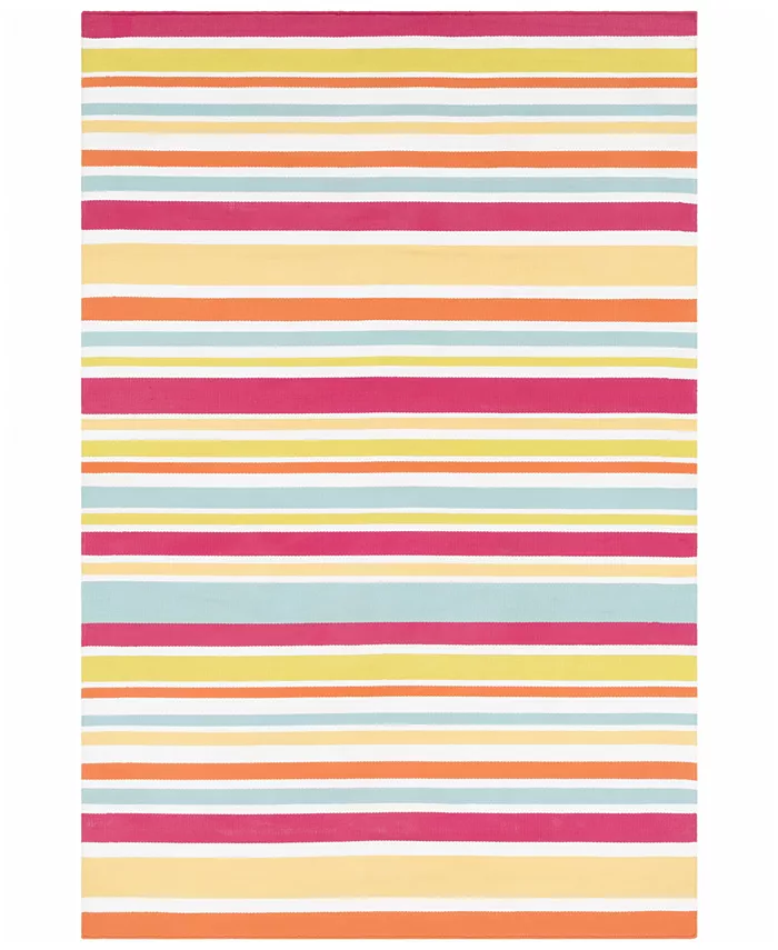Surya Maritime MTM-1010 Bright Pink 2' x 3' Indoor Outdoor Area Rug