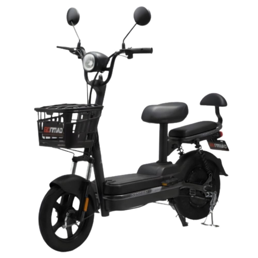 Bicicleta Elétrica Aço Joy City 350W Aro14 Compacta Urbana Dropp - Preto