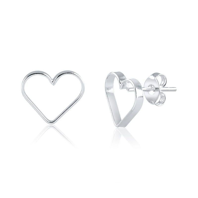 Brinco Coração Vaz. Desenhado