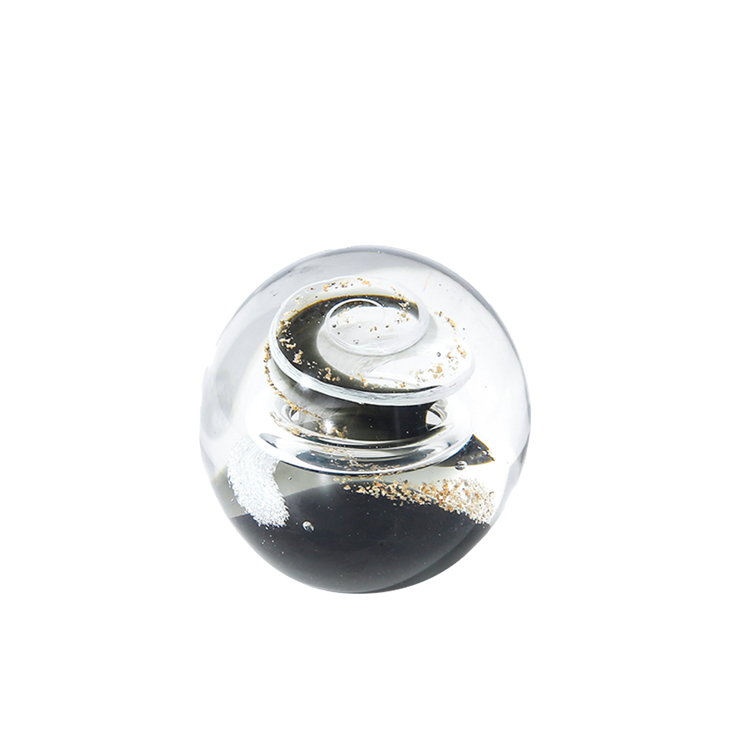 Handmade Glass Spiral Big Ball Fb-Zs2134A