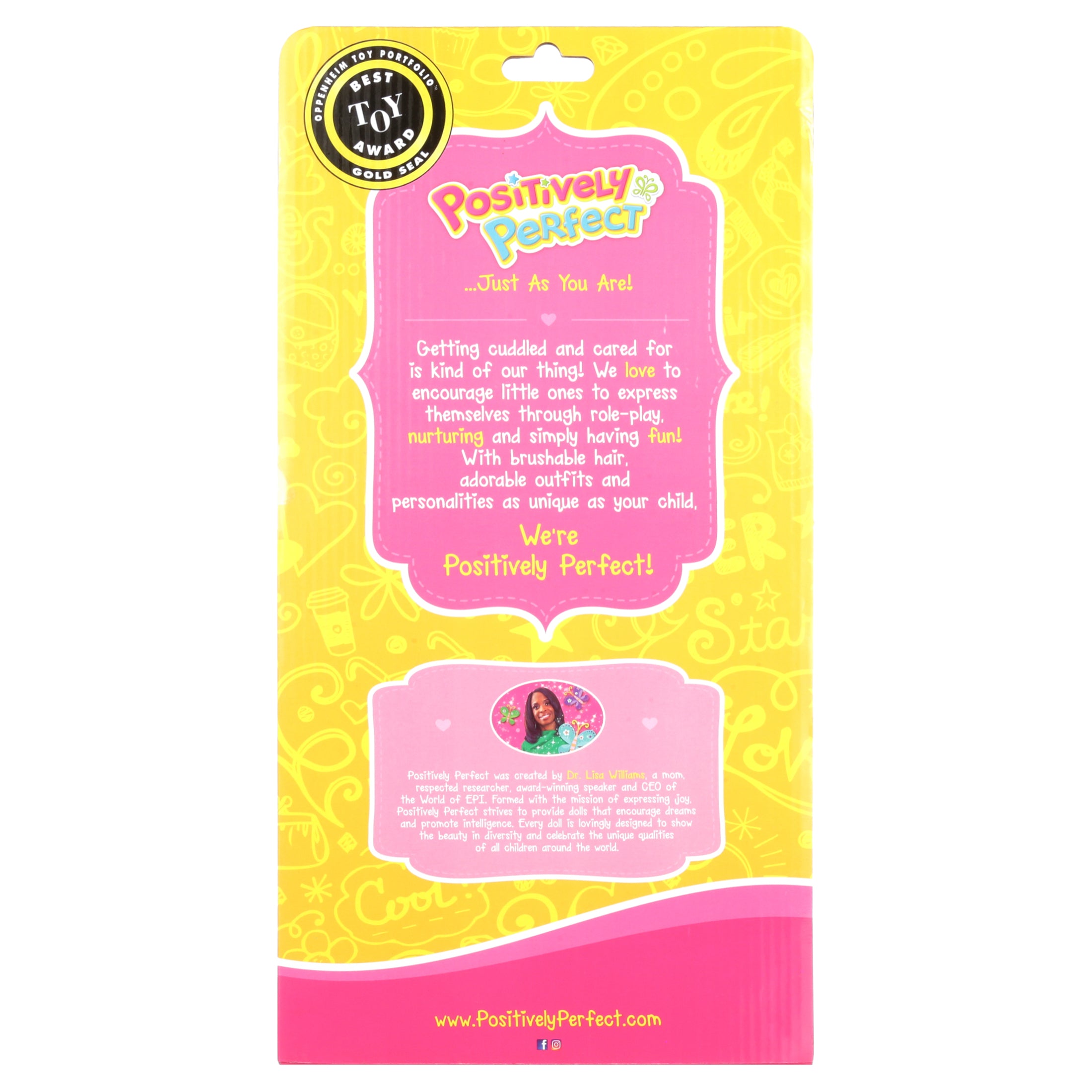 Positively Perfect 14.5 inch Soft Body Toddler, Aaliyah, Multi-Cultural and Ethnic Dolls