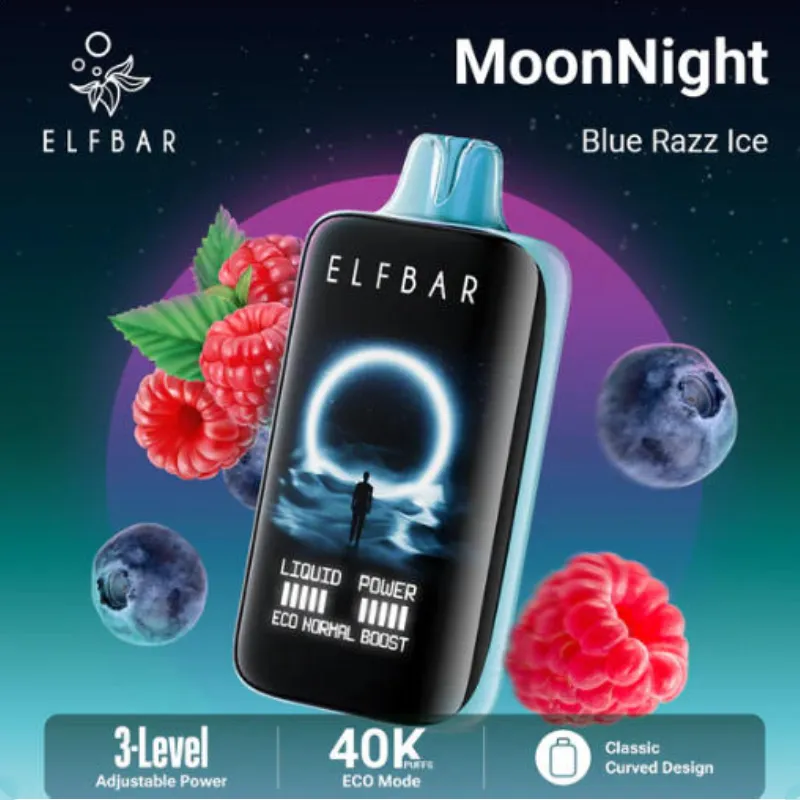 🌙 ELFBAR Moon Night 40K – 40,000-Puff Disposable E-Cigarette for Intense Nighttime Enjoyment