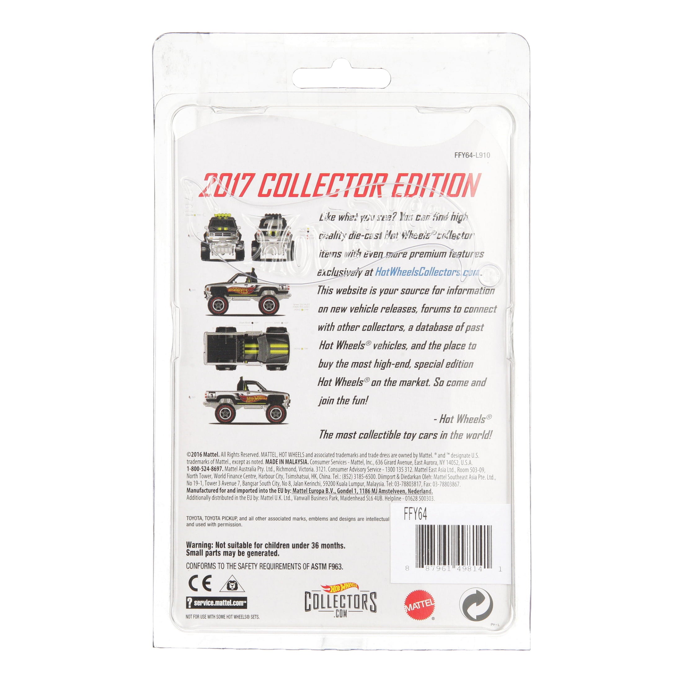 Hot Wheels 1987 Toyota Pickup