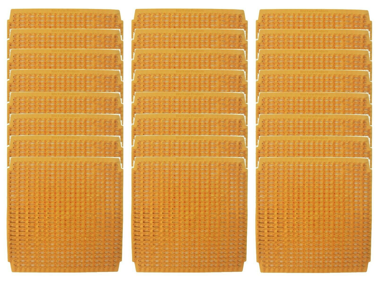 24 PACK OF WASHABLE POLY NESTING BOX PAD MAT BOTTOM CHICKEN COOP POULTRY NEST