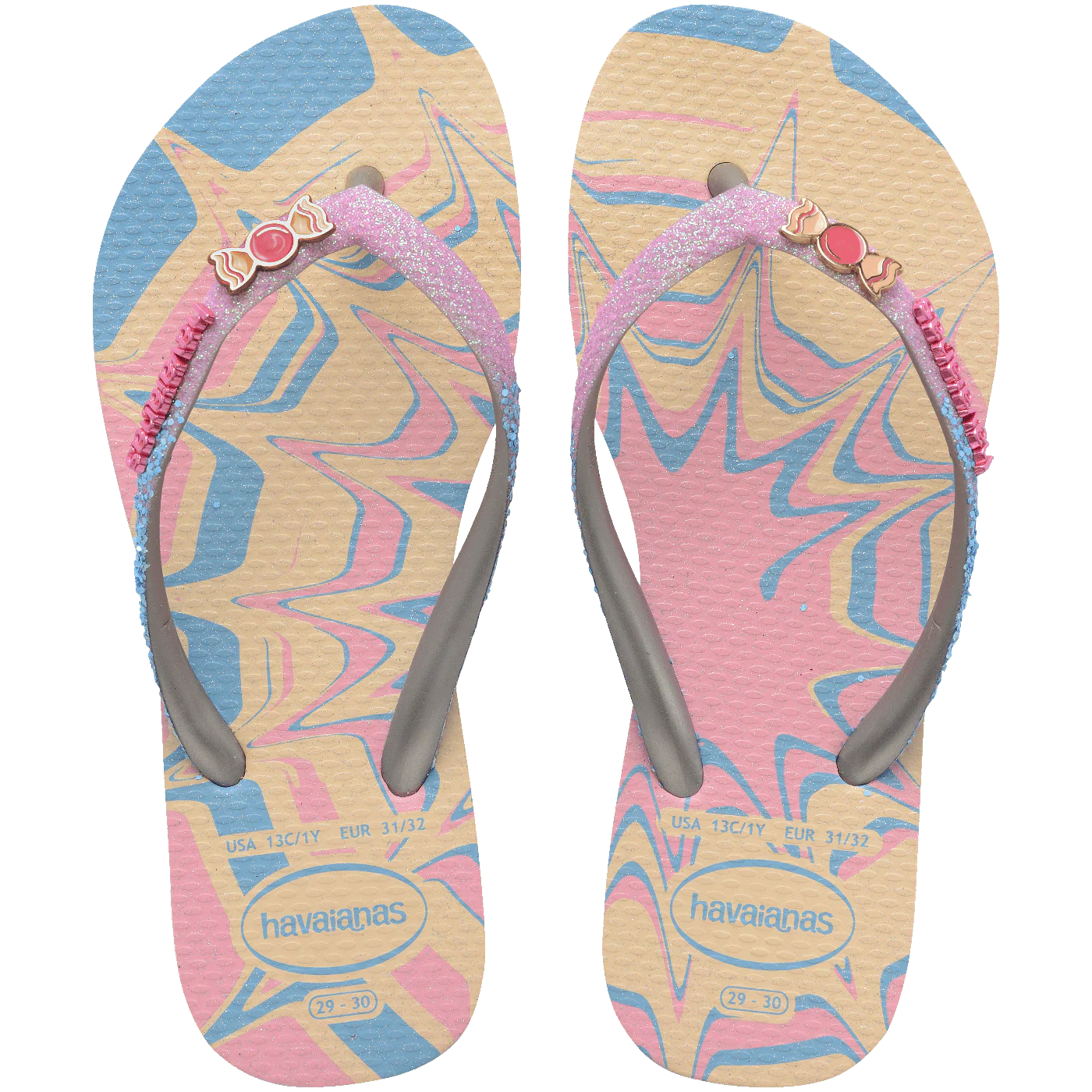 Chinelo Havaianas Infantil Slim Glitter II