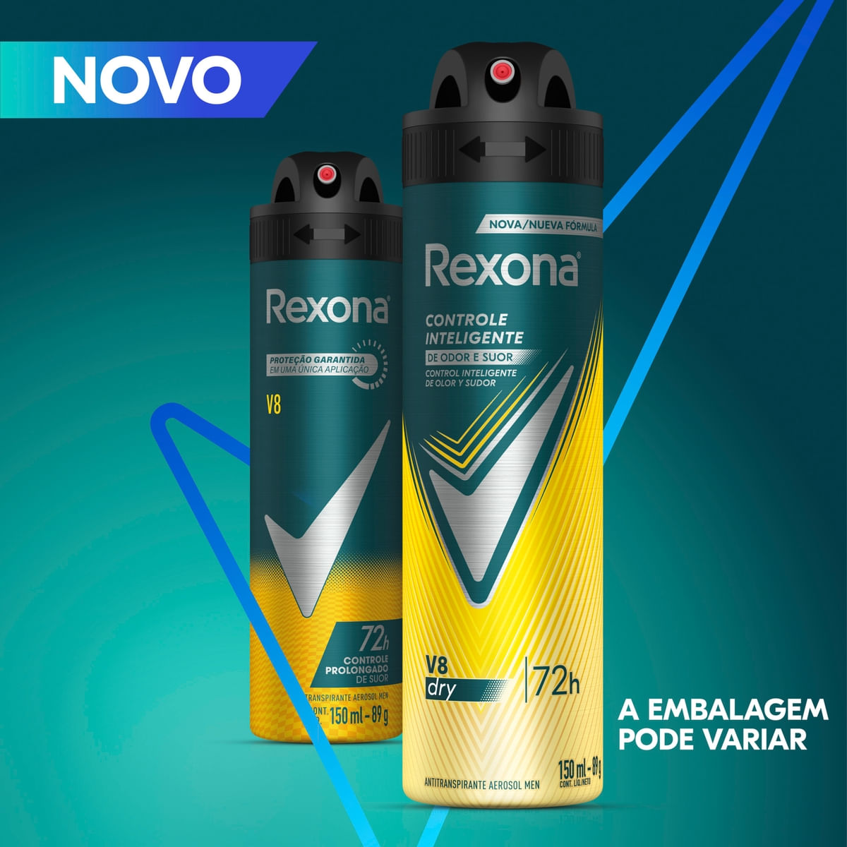Antitranspirante Rexona Men V8 150 ml