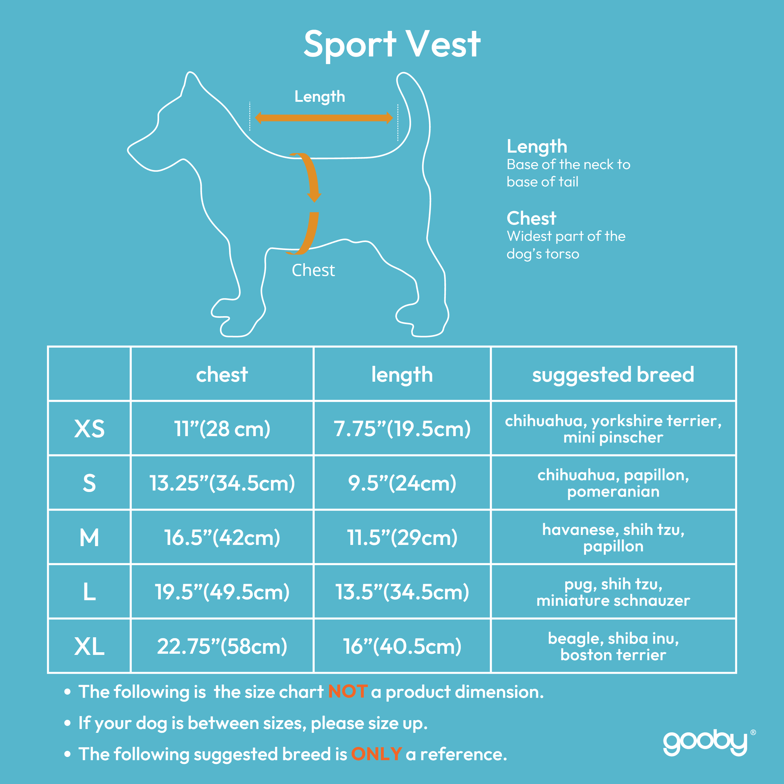 Gooby Sports Dog Vest - Black， Large - Fleece Lined Dog Jacket Coat with D Ring Leash - Reflective Vest Small Dog Sweater， Hook and Loop Closure - Dog Clothes for Small Dogs Indoor and Outdoor Use