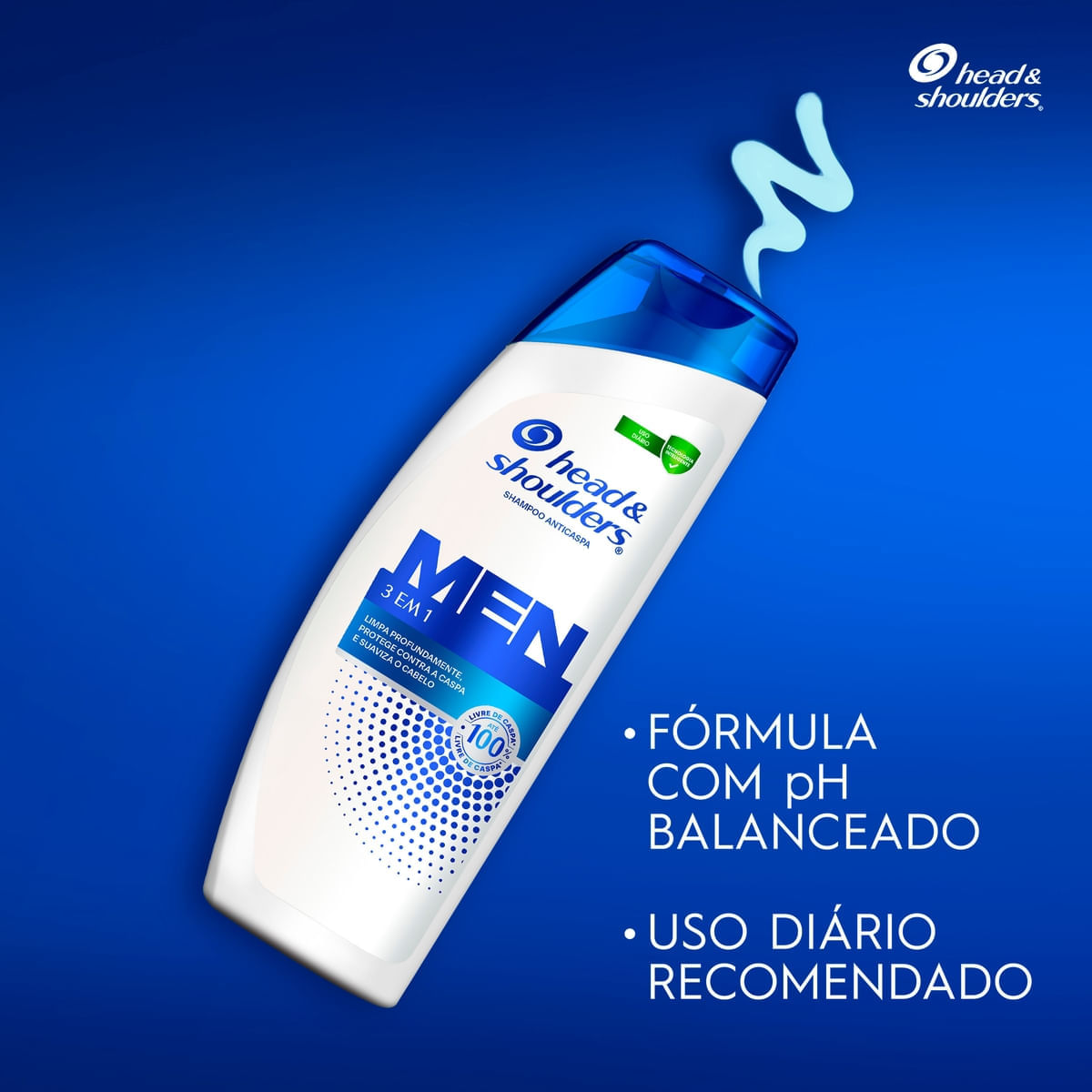 Shampoo Anticaspa Head & Shoulders 3 em 1 200ml