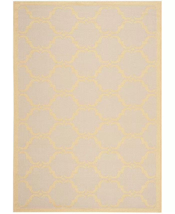 Safavieh Courtyard Beige and Yellow 5'3