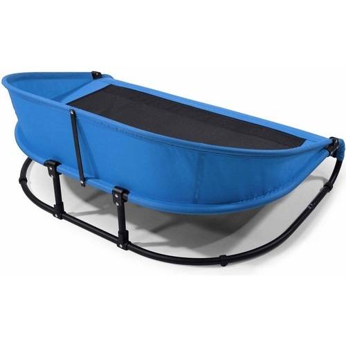 Gen7Pets Cool-Air Cot Pet Bed， Medium， Trailblazer Blue