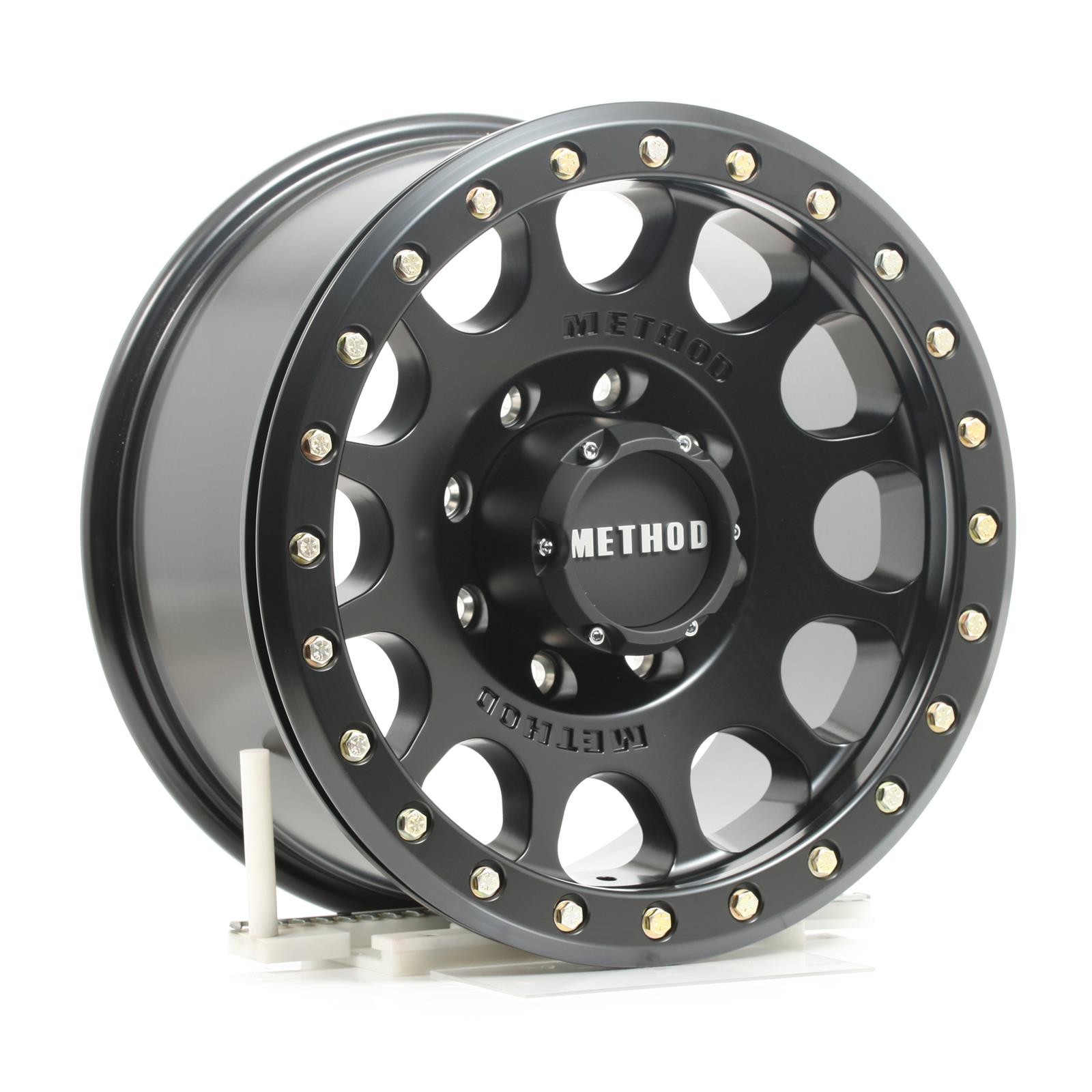 Method Race Wheels MR10578580500B Method Race Wheels MR105 Beadlock Matte Black Wheels