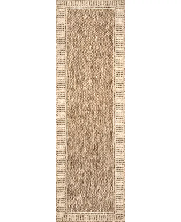 nuLoom Cabana GBCB02B 2' x 8' Runner Outdoor Area Rug